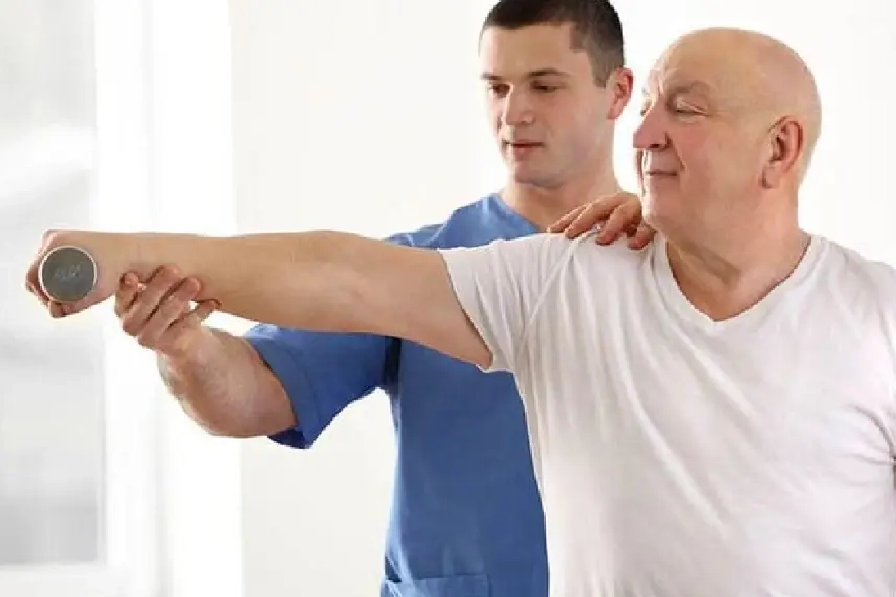 young nurse preparing patient for dental procedure 12